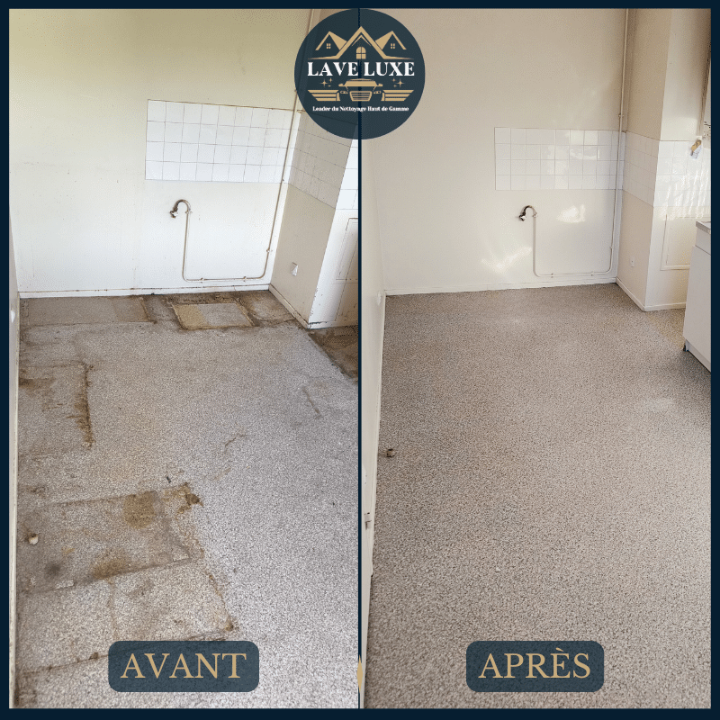 Avant Après décès Balma (800 x 800 px) Photo avant/après d'une cuisine très sale